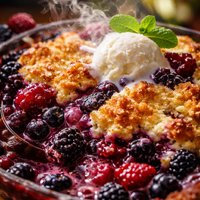 Slow Berry Cobbler