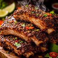 Slow Cooked Caribbean Spiced Ribs