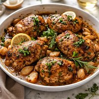 Slow Cooked Garlic Chicken