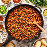 Slow Cooked Homemade Baked Beans