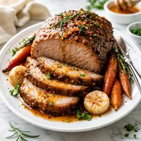 Slow Cooked Honey Dijon Pork Roast
