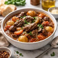 Slow Cooked Italian Stew Crock Pot