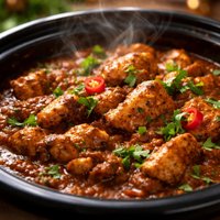 Slow Cooked Madras Chicken Curry Crock Pot