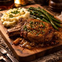 Slow Cooked Pork Chop Dinner