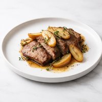 Slow Cooked Pork with Apples