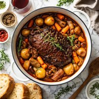 Slow Cooked Pot Roast with Wine