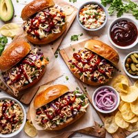 Slow Cooked Turkey Sandwiches