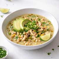 Slow Cooked White Chili with Chicken