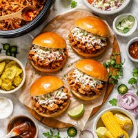 Slow Cooker Barbecue Sandwiches