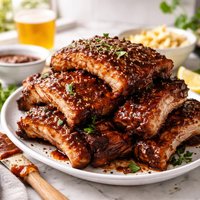 Slow Cooker Barbecued Pork Ribs