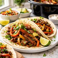 Slow Cooker Beef Fajitas