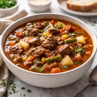 Slow Cooker Beef Vegetable Soup