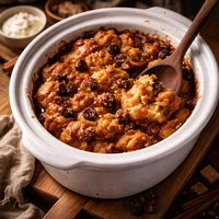 Slow Cooker Bread Pudding