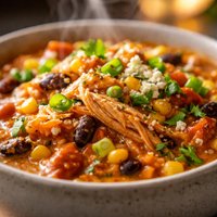 Slow Cooker Buffalo Chicken Chili