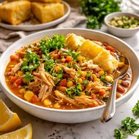 Slow Cooker Chicken and Cornbread