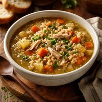 Slow Cooker Chicken Barley Soup