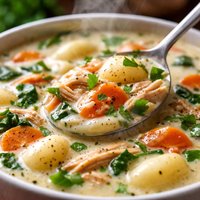 Slow Cooker Chicken Gnocchi Soup