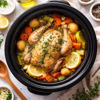 Slow Cooker Chicken in a Pot