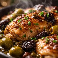 Slow Cooker Chicken Marbella