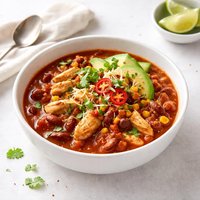 Slow Cooker Chunky Chicken Chili