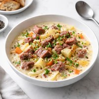Slow Cooker Corned Beef and Cabbage Chowder