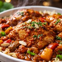 Slow Cooker Country Captain Chicken
