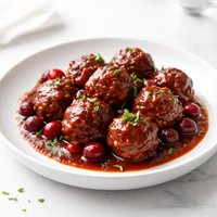 Slow Cooker Cranberry Chili Meatballs