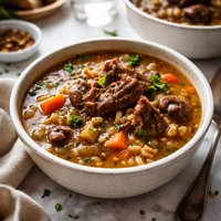 Slow Cooker Crock Pot Oxtail Barley Soup