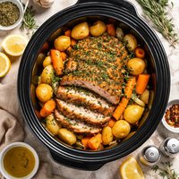 Slow Cooker Herb Pork Roast