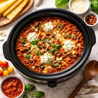 Slow Cooker Lasagna Stew Crock Pot