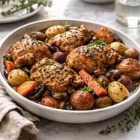 Slow Cooker Old World Chicken and Vegetables