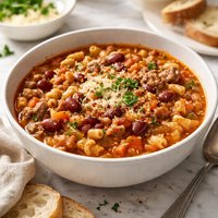 Slow Cooker Pasta E Fagioli