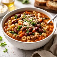 Slow Cooker Pasta Fagioli Soup