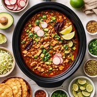 Slow Cooker Pork Pozole