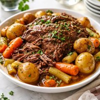 Slow Cooker Pot Roast Without Onion Soup Mix