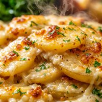 Slow Cooker Potatoes Au Gratin by Kim