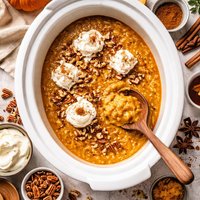 Slow Cooker Pumpkin Pie Pudding