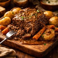 Slow Cooker Roast and Gravy