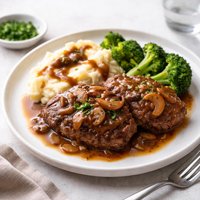 Slow Cooker Salisbury Steak