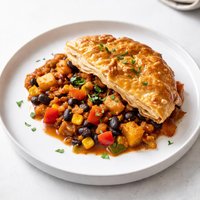 Slow Cooker Southwestern Pot Pie Vegetarian