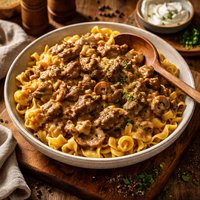 Slow Cooker Stroganoff
