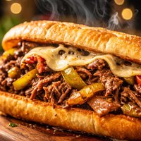 Slow Cooker Tangy Italian Beef Sandwiches