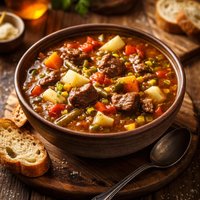 Slow Cooker Vegetable Beef Soup
