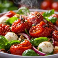 Slow Roast Tomato Salad
