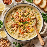 Smoked Chicken and Vegetable Chowder