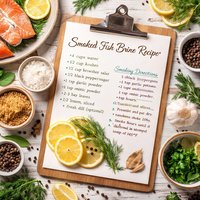 Smoked Fish Brine Recipe and Smoking Directions