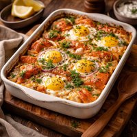 Smoked Salmon and Egg Bake