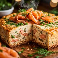 Smoked Salmon Cheesecake