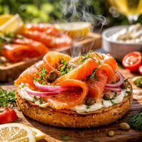 Smoked Salmon Picnic Spread