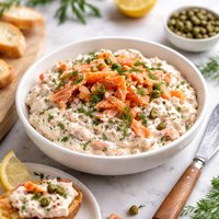 Smoked Salmon Spread Lightened Up